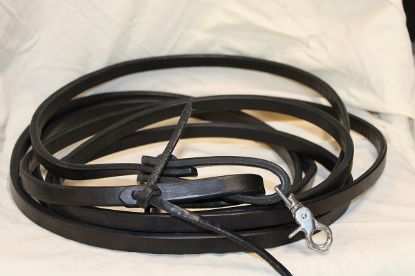 Picture of Harness Leather Black Split Reins