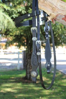 Picture of Black Scalloped Bridle 