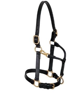 Picture of 1" Black Leather Halter by Weaver Leather