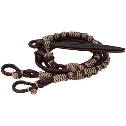 Picture of Braided Romal Reins by Weaver Leather -Brown
