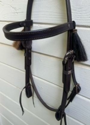 Picture of Havanna Bridle with horse hair tassels